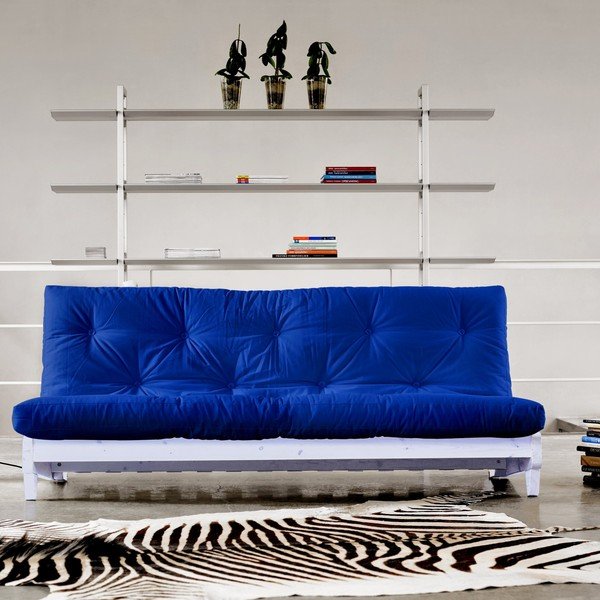 Canapea extensibilă Karup Fresh White/Royal-image-1