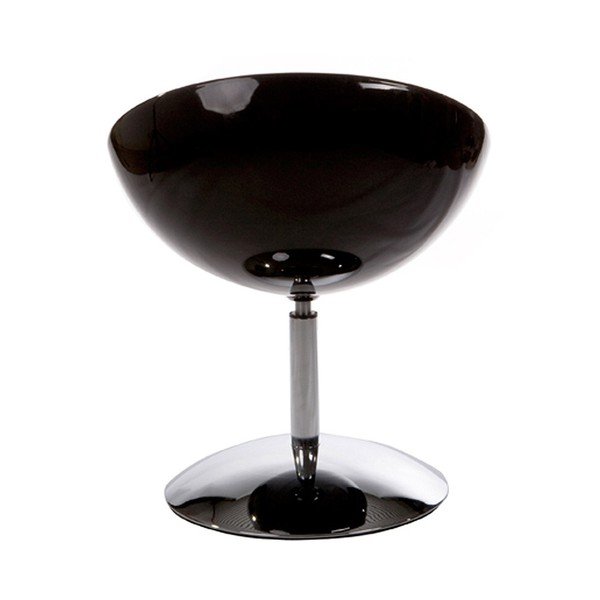 Fotoliu rotativ Kokoon Design Bowl, negru-image-2