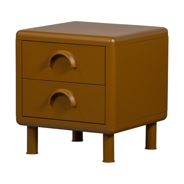 Noptieră galben ocru din metal Rune – WOOOD-image-4