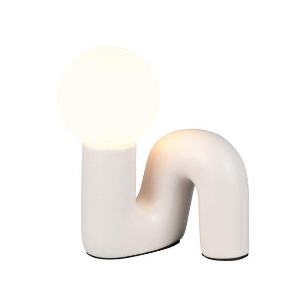 Veioză fildeș din ceramică (înălțime 21,5 cm) Quinn – Reality-image-2