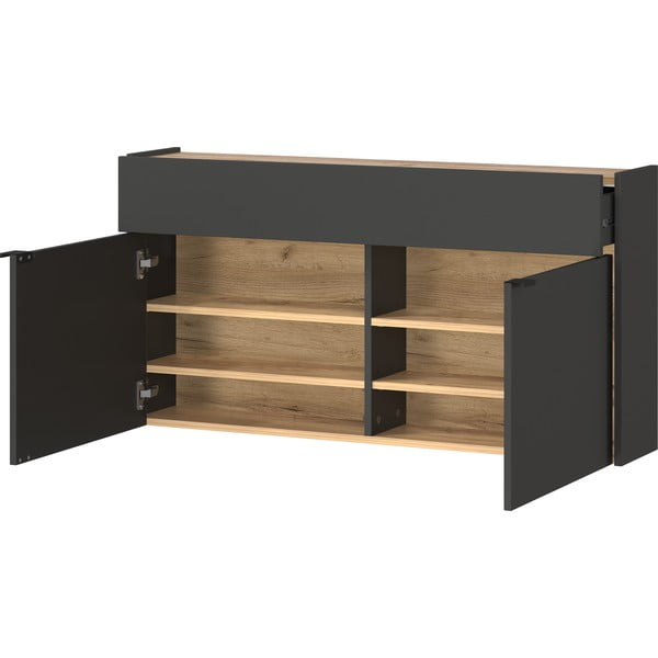 Dulap gri antracit 110x57x22 cm Ameca – Germania-image-3