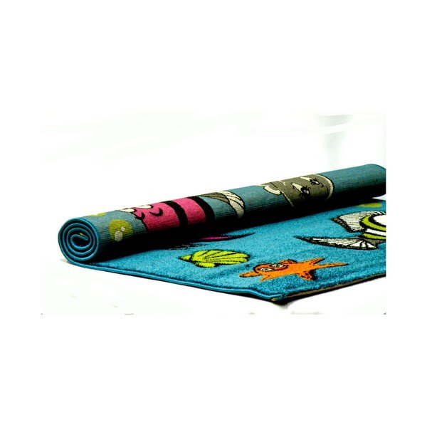 Covor pentru copii Universal Fish, 120 x 170 cm, albastru-image-2