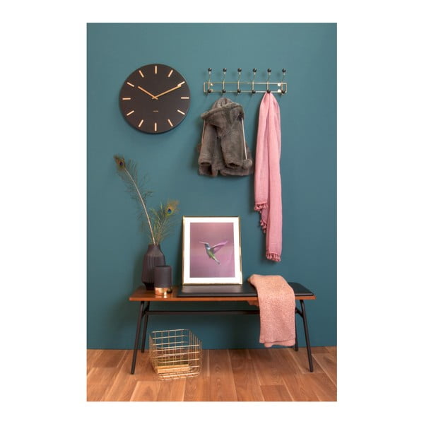 Ceas de perete Karlsson Charm, negru-image-1