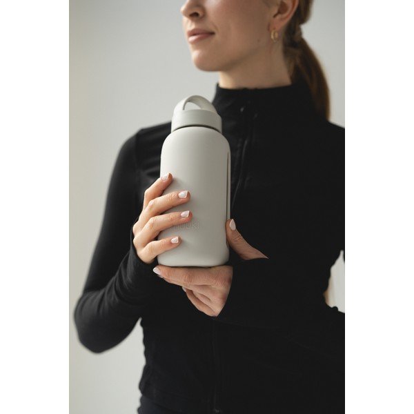 Sticlă albă de călătorie 720 ml Nimbus Cloud – Muuki-image-3