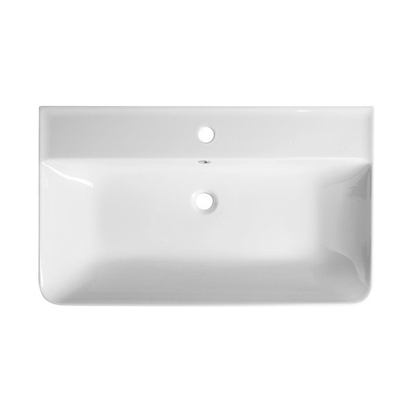 Chiuvetă albă din ceramică 80x48 cm Gali – Sapho-image-1
