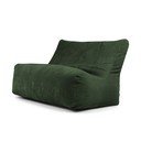 Fotoliu bean bag verde cu tapițerie din catifea reiată Sofa Seat Lounge – SLOWDOWN