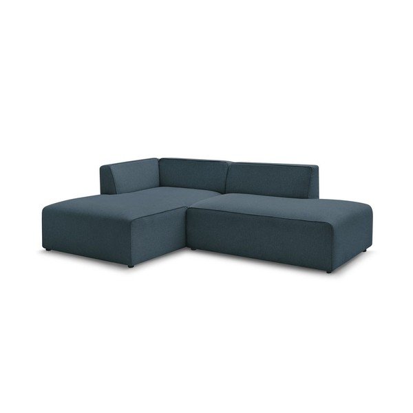 Colțar modular albastru închis (cu colț pe partea stângă/în formă de ”L”) Megeve – Bobochic Paris-image-3