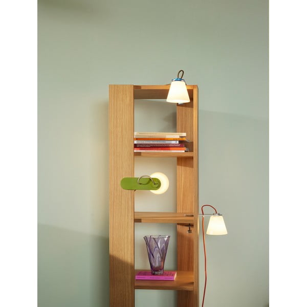 Veioză gri cu abajur din sticlă (înălțime 23 cm) Lure – Hübsch-image-4