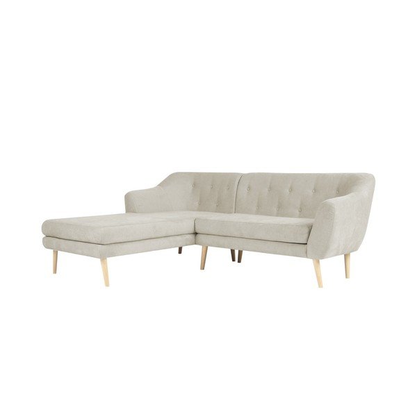 Colțar cu șezlong pe partea stângă Mazzini Sofas Sicile, bej-image-3