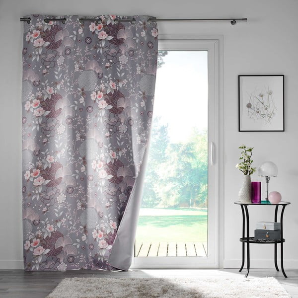 Draperie gri blackout din microfibră 135x260 cm Yokahama – douceur d'intérieur-image-2