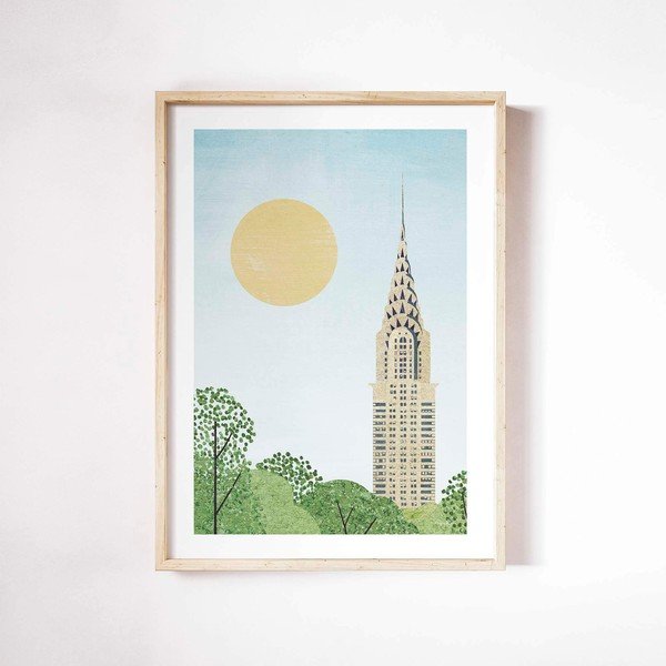 Poster 30x40 cm Chrysler Building - Travelposter-image-2