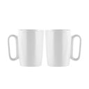 Căni albe 2 buc. din gresie 250 ml Fuori – Vialli Design