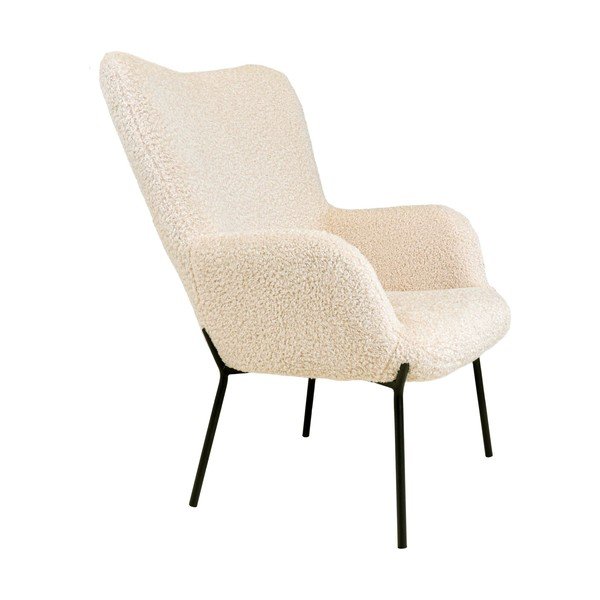 Fotoliu crem cu tapițerie din blană artificială Glasgow – Bonami Essentials-image-3