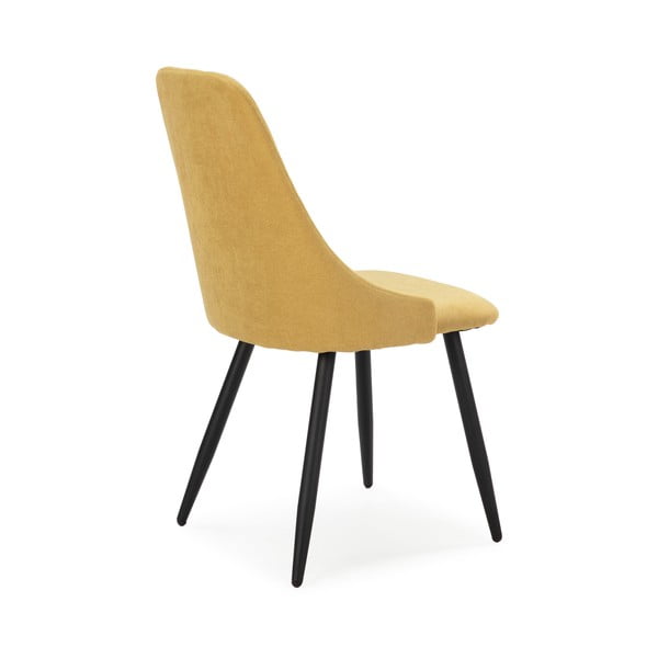 Scaune de dining galbene 4 buc. Mani – Marckeric-image-4