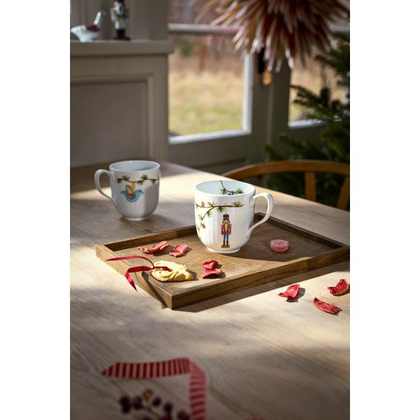Cană albă din porțelan 330 ml  cu model de Crăciun Hammershøi Christmas – Kähler Design-image-3