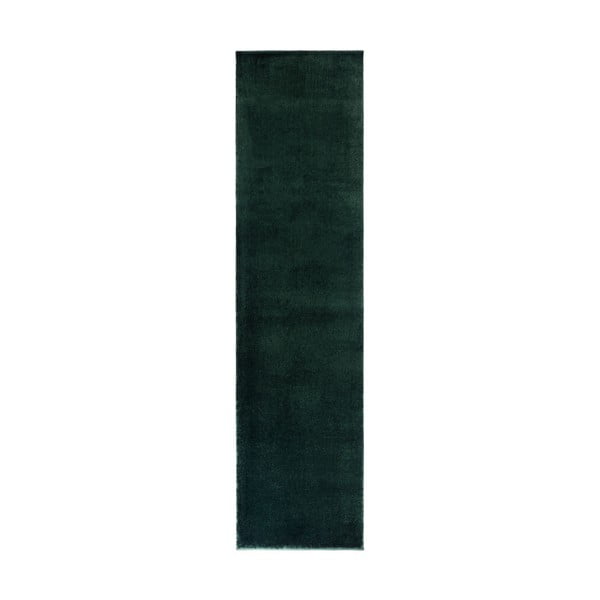 Covor tip traversă verde închis din fibre reciclate 60x230 cm Sheen – Flair Rugs