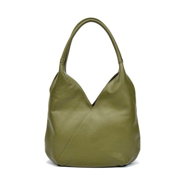 Geantă Hobo din piele Roberta M Brigida, verde-image-3