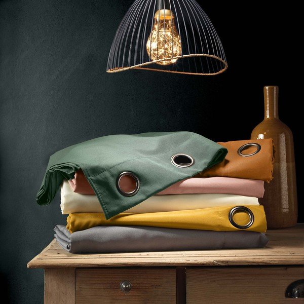 Draperie bej 140x180 cm Essentiel – douceur d'intérieur-image-3