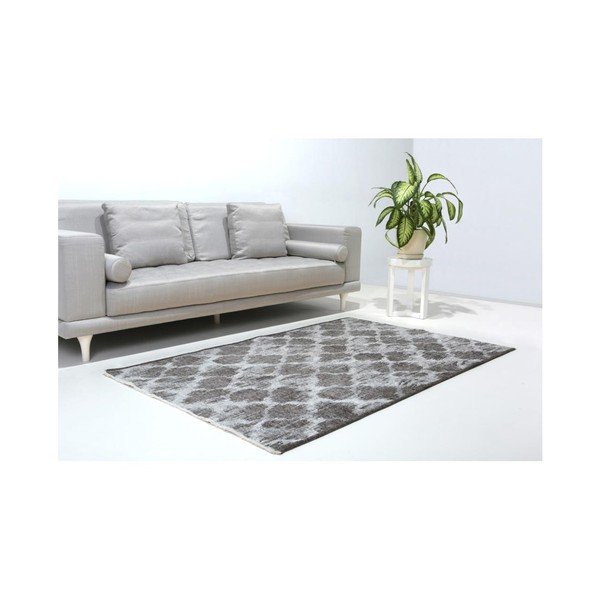 Covor reversibil Vitaus Camila, 77 x 200 cm, gri închis -image-3