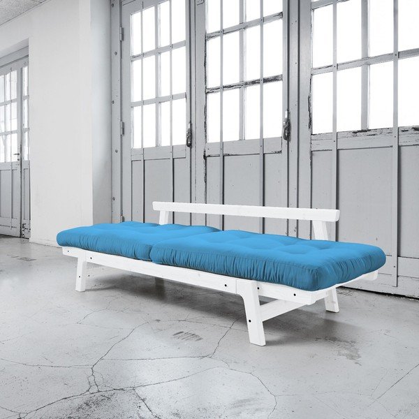 Canapea extensibilă Karup Step White/Horizon Blue-image-2