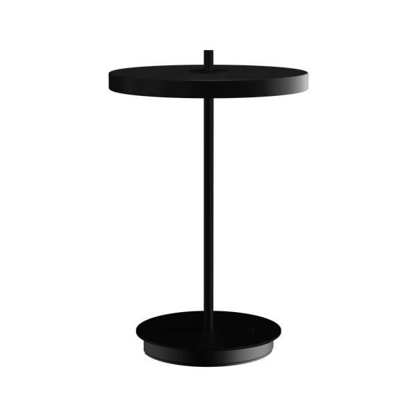 Veioză neagră LED din metal cu abajur din metal (înălțime 31 cm) Asteria Move – UMAGE