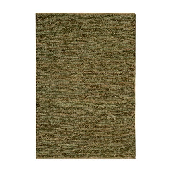 Covor verde închis handmade din iută 160x230 cm Soumak – Asiatic Carpets