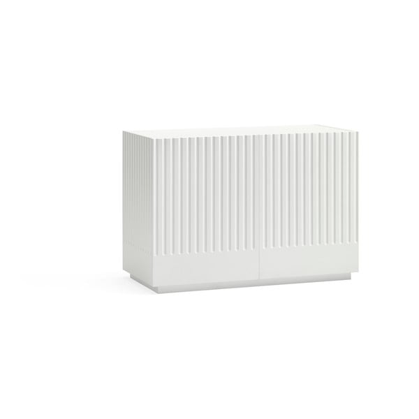 Comodă albă joasă 100x70 cm Doric – Teulat-image-2