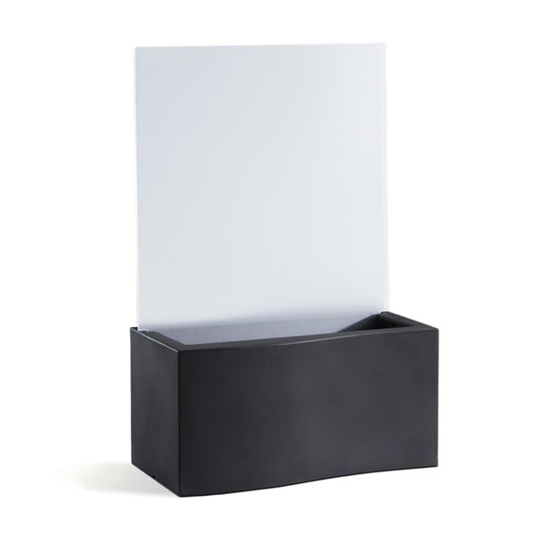 Ghiveci Slide Prive, 48 x 118 cm, negru