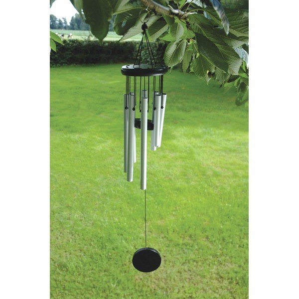 Clopoței de vânt  Esschert Design, înălțime 56,5 cm, argintiu-image-1