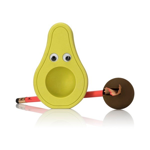 Set ascuțitoare și gumă de șters NPW Avocado-image-2