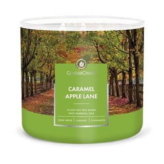 Lumânare parfumată Goose Creek Caramel Apple Lane, timp de ardere 35 h