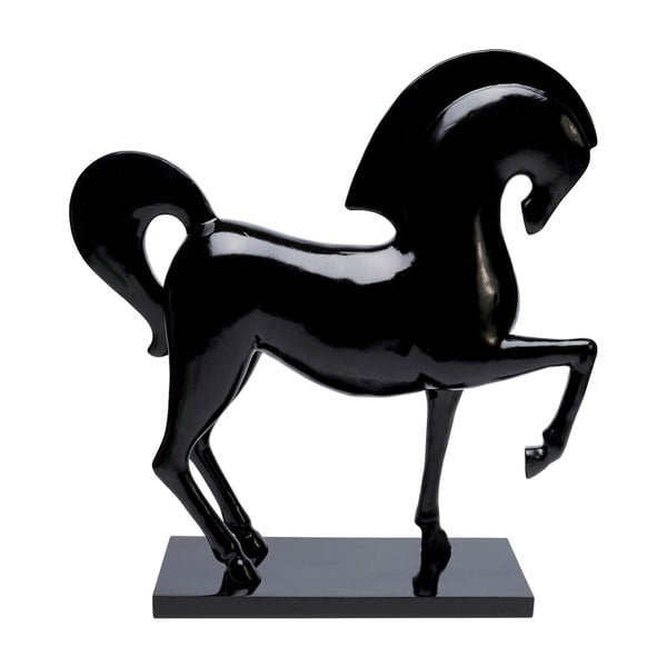 Statuetă Kare Design Proud Horse, negru