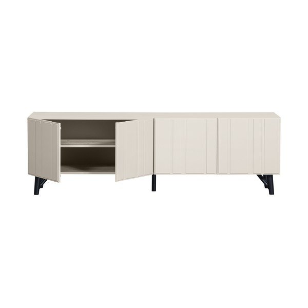 Comodă TV crem din lemn de pin 181x56 cm Miller – WOOOD-image-3