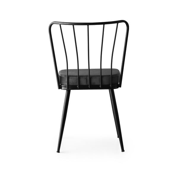 Scaune de dining gri-antracit 2 buc. din metal Yildiz – Kalune Design-image-2