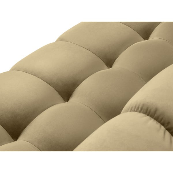 Canapea din catifea Cosmopolitan Design Bali, bej-image-1