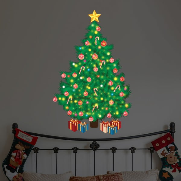 Autocolant Walplus Magic Traditional Looking Christmas Tree