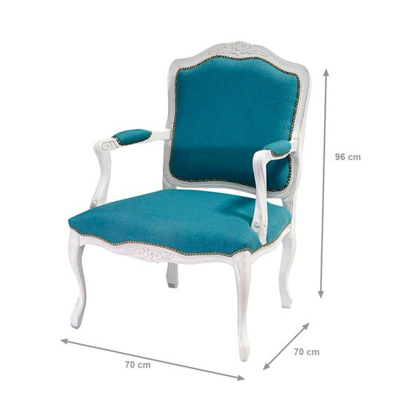 Scaun Evergreen House Patchwork Ocean, albastru-alb-image-4