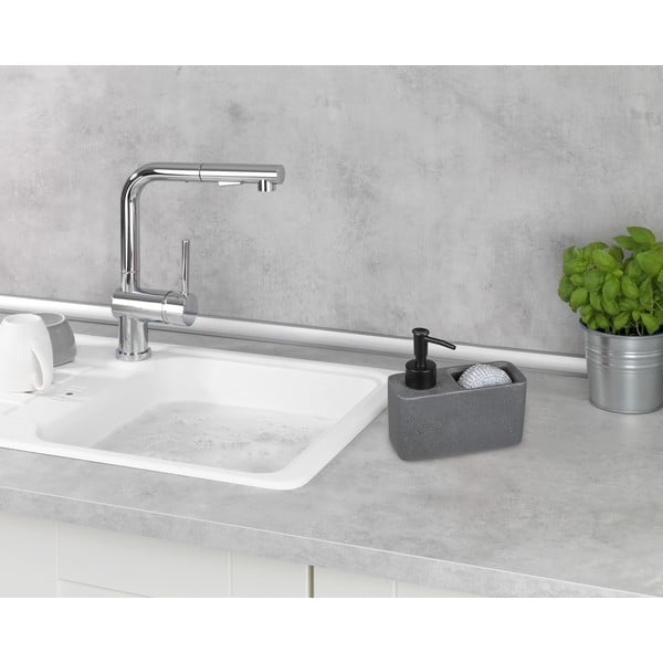 Dozator de săpun gri din polirășină 0,15 l Woya - Wenko-image-1