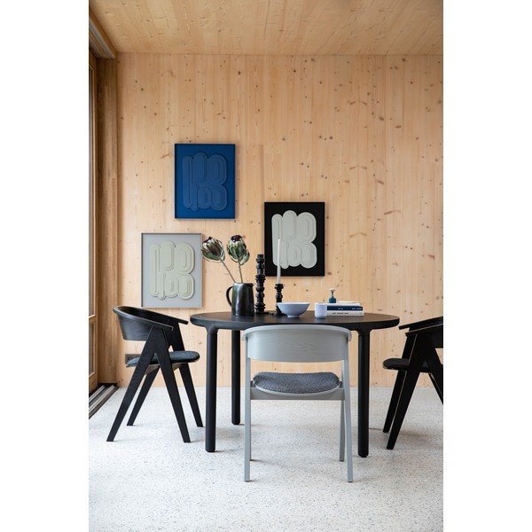 Scaun de living negru cu cotiere tapițat NDSM – Zuiver-image-1