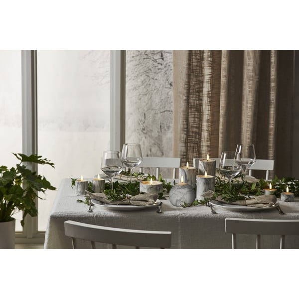 Lumânare cu LED din beton Star Trading Flamme Marble, înălțime 7,5 cm-image-4