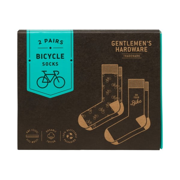 Șosete set 2 perechi pentru bărbați Bike – Gentlemen's Hardware-image-2