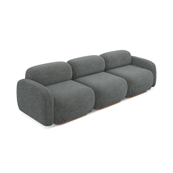 Canapea modulară gri 270 cm Ailani – Makamii-image-2