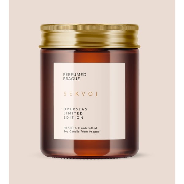 Lumânare parfumată din ceară de soia timp de ardere 40 h Slavic Edition: #64 Sequoia, Eben and Cedar – Perfumed Prague-image-2