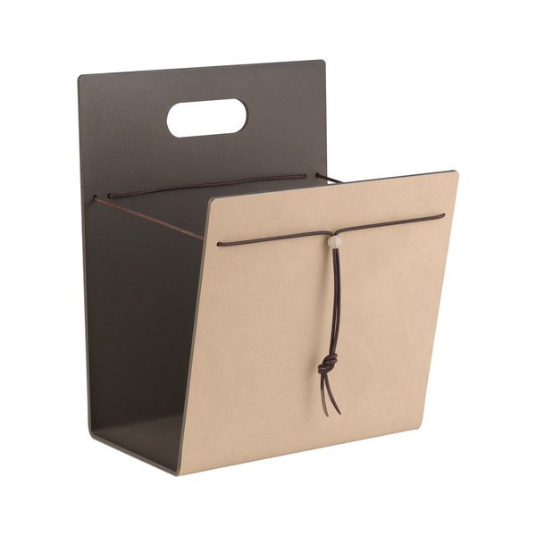 Suport de reviste din metal și din piele ecologică Nupo M – LIND DNA