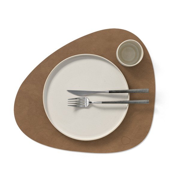 Suport pentru farfurii din piele ecologică 37x44 cm Curve L Nupo – LIND DNA-image-2