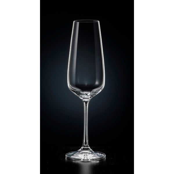 Set 6 pahare pentru șampanie Crystalex Giselle, 190 ml-image-1