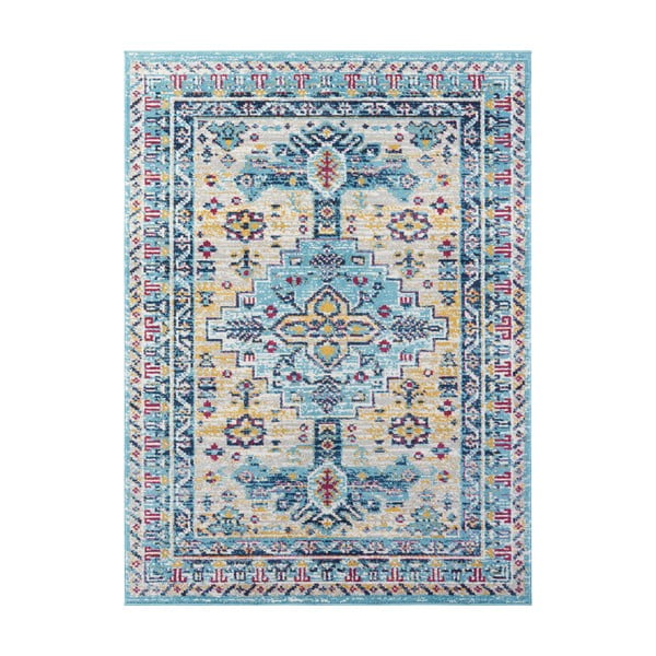 Covor Nouristan Agha, 200 x 290 cm, albastru deschis