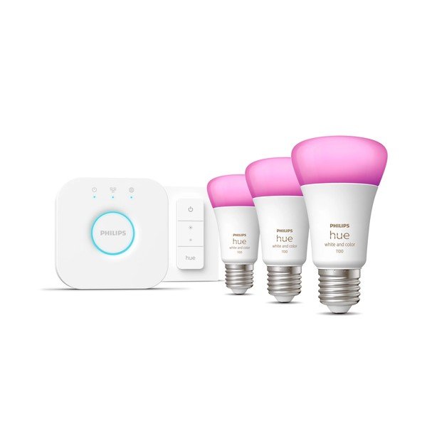 Kit start smart E27, 5 buc. 11 W White and color ambiance – Philips Hue-image-1