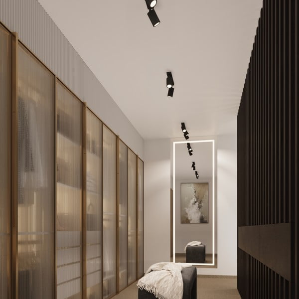 Spot negru 6,5x30 cm Gleam – Sollux-image-4