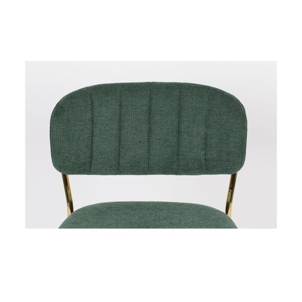 Scaune de bar verde-închis 2 buc. 89 cm Jolien – White Label-image-1